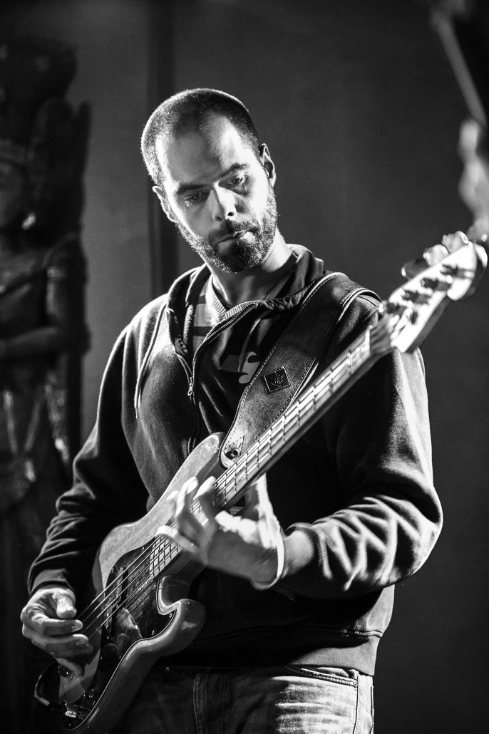 4dB en concert à l'Expression Libre - Nov 2017 - Olivier Michel, bassiste