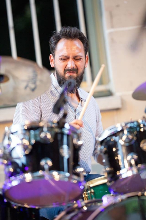 4dB - Jazz Rock Progressif: Romain Delaine, batteur. Ville en Musique, Troyes
