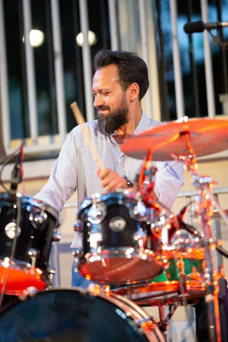 4dB - Jazz Rock Progressif: Romain Delaine, batteur. Ville en Musique, Troyes