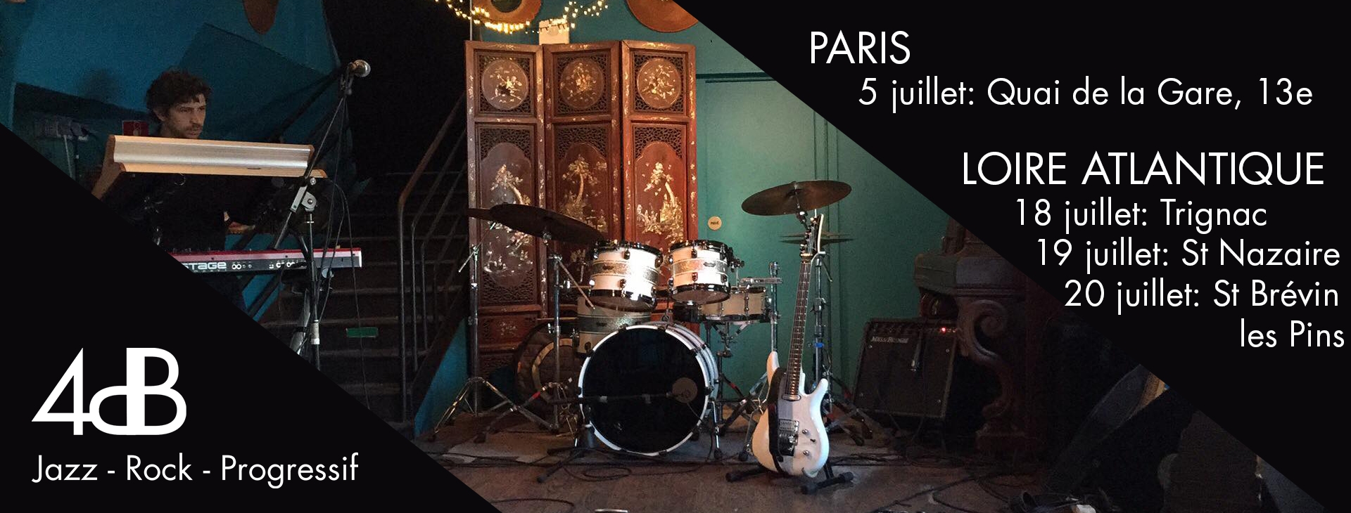 4dB- Jazz Rock Progressif - Prochaines dates