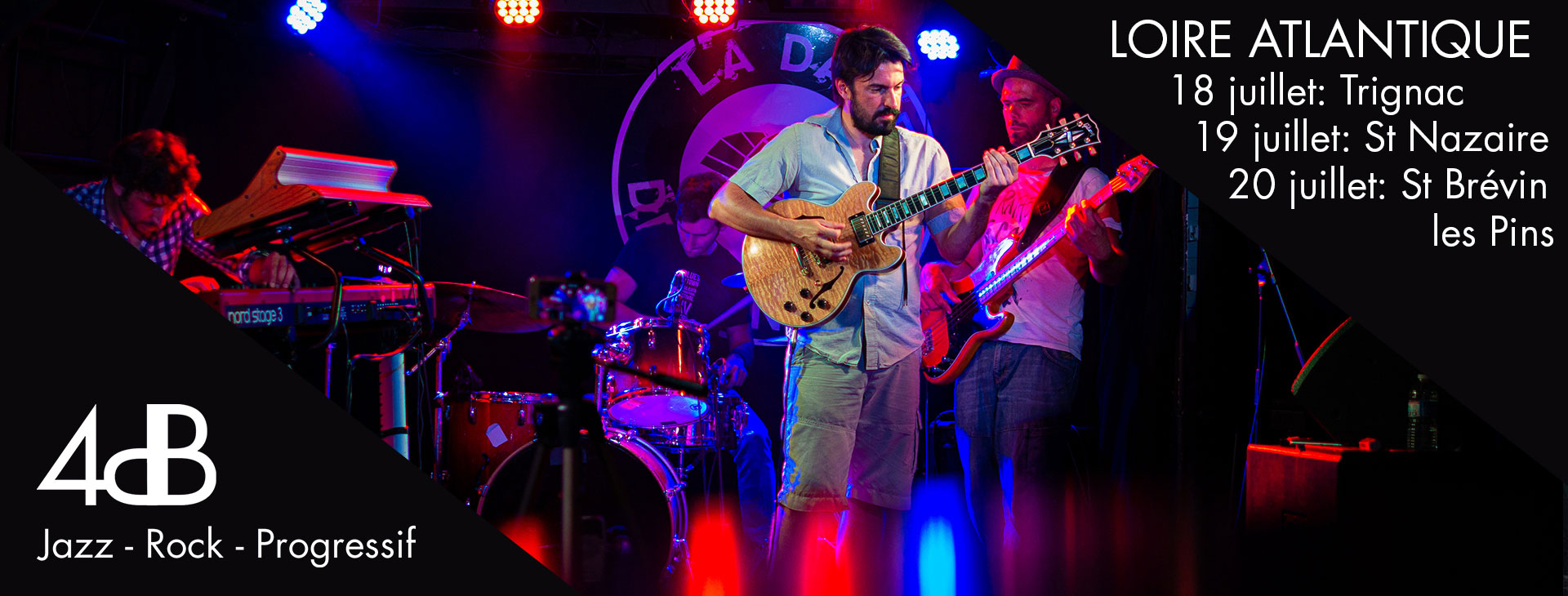 Jazz Rock Progressif - 4dB - Dates Juillet 2019